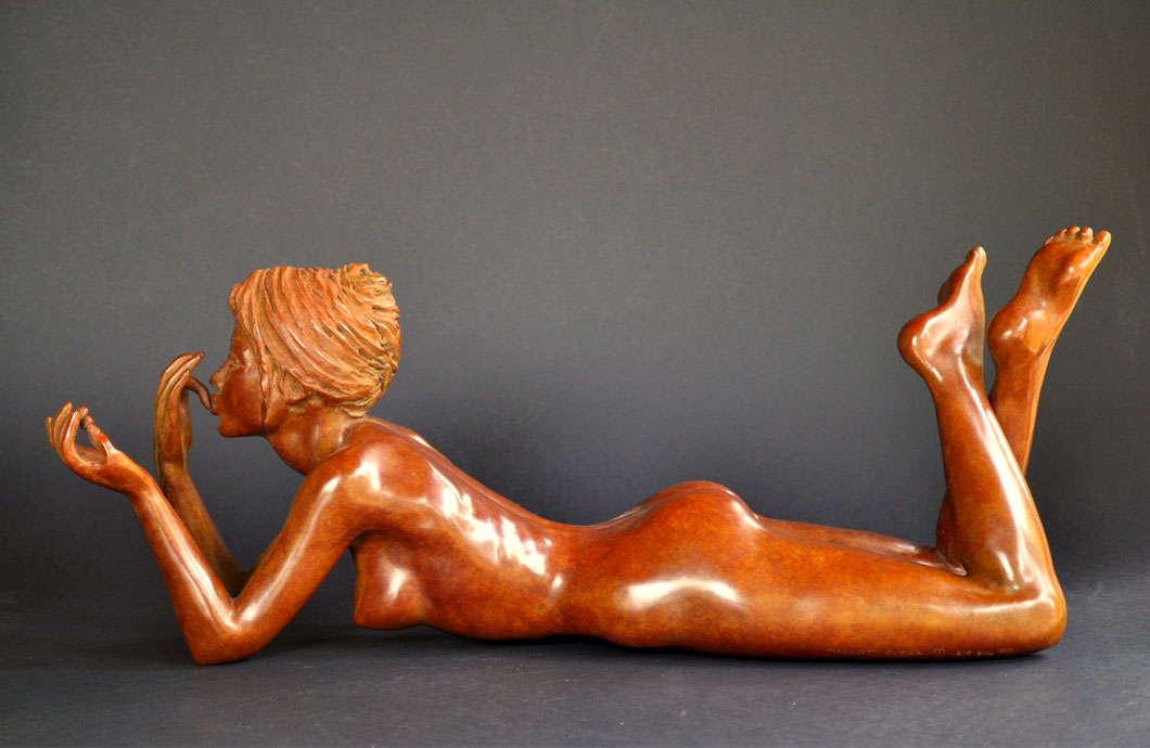 La Gourmandise sculpture en bronze