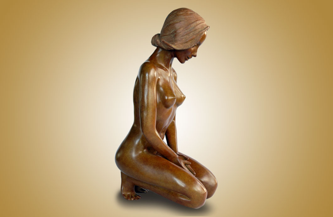 La Luxure sculpture en bronze