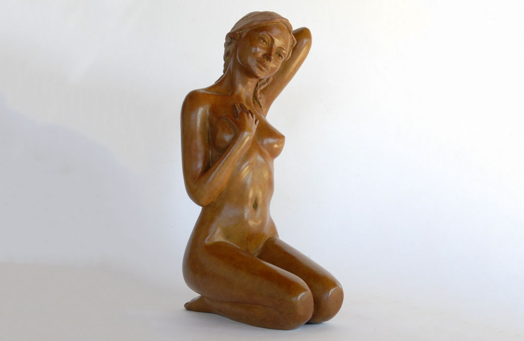 Douce sculpture en bronze