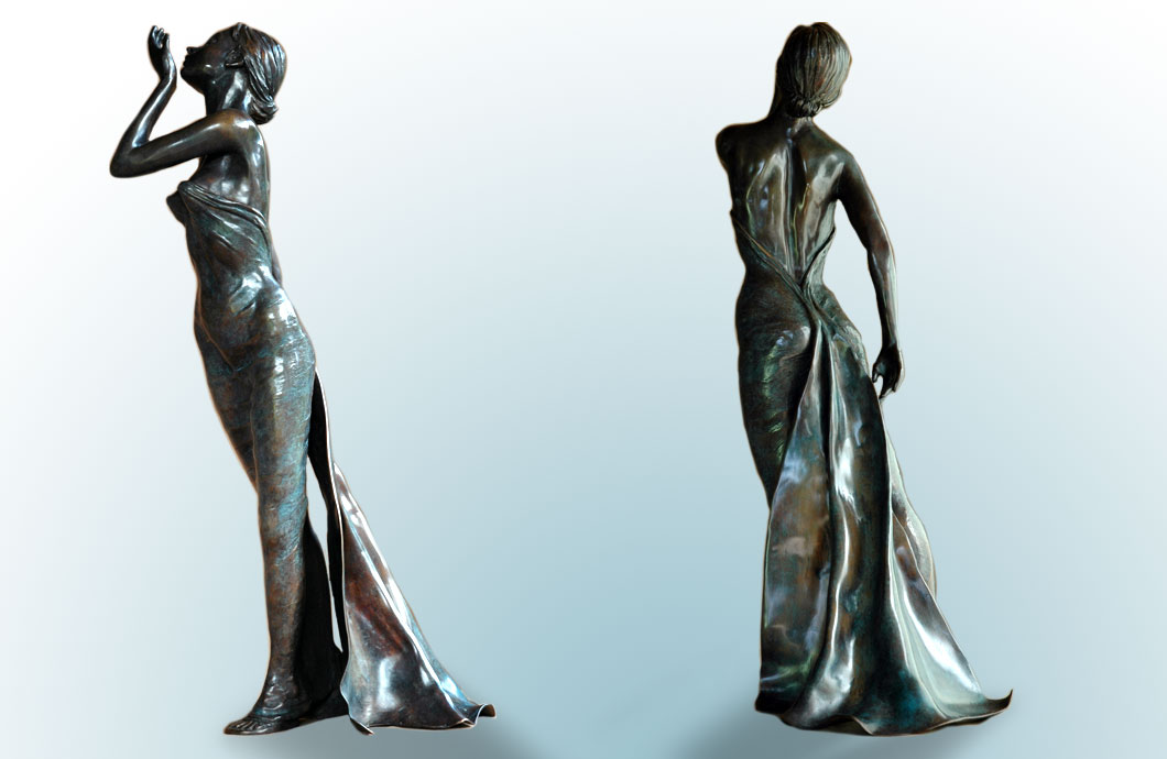 Fragrance sculpture en bronze