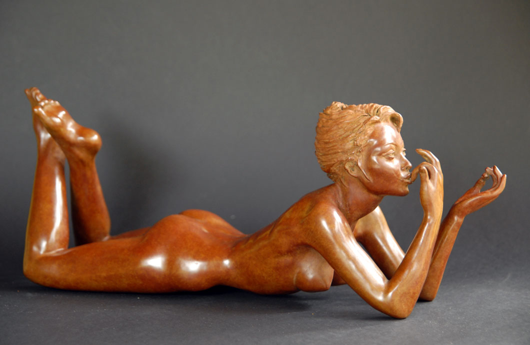 La Gourmandise sculpture en bronze