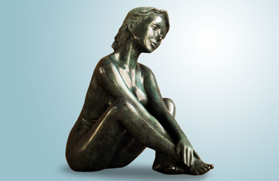 Rondo sculpture en bronze